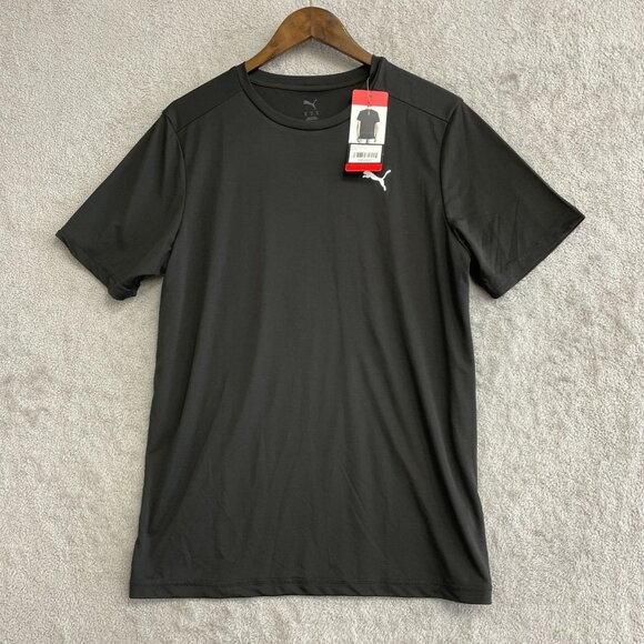 NEW Puma Active Tee Black Men's M Short sleeve - Picture 2 of 8